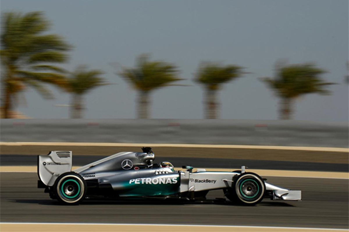 F1バーレーンGP フリー走行3回目：ルイス・ハミルトンがトップタイム