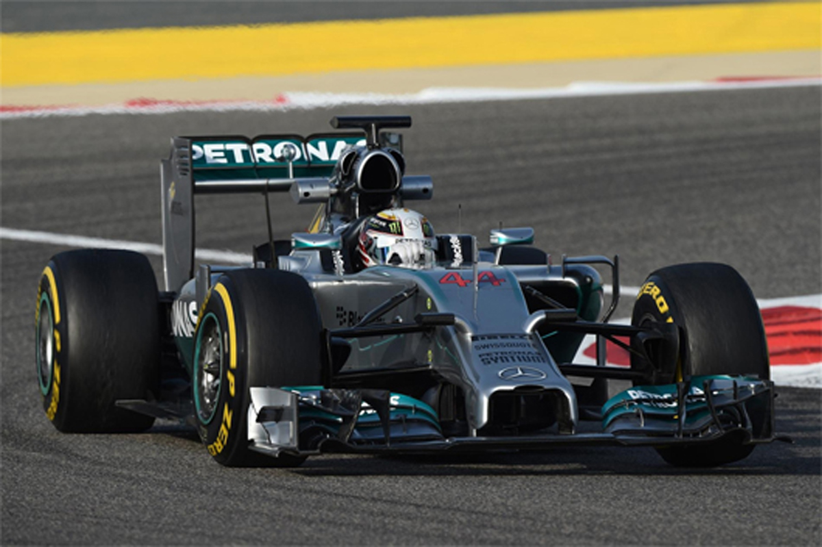 F1バーレーンテスト最終日：ルイス・ハミルトンがトップタイム