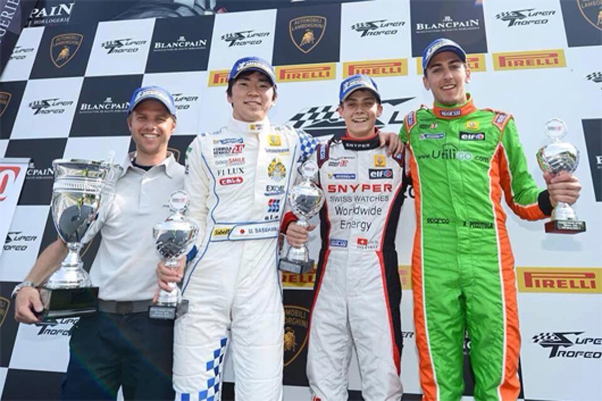 笹原右京、開幕戦のレース1で2位表彰台(フォーミュラ・ルノー2.0NEC)