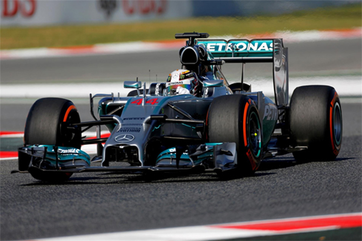 F1スペインGP フリー走行2回目：ルイス・ハミルトンがトップタイム