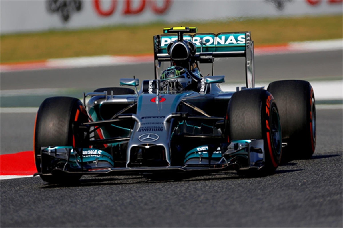 F1スペインGP フリー走行3回目:ニコ・ロズベルグがトップタイム