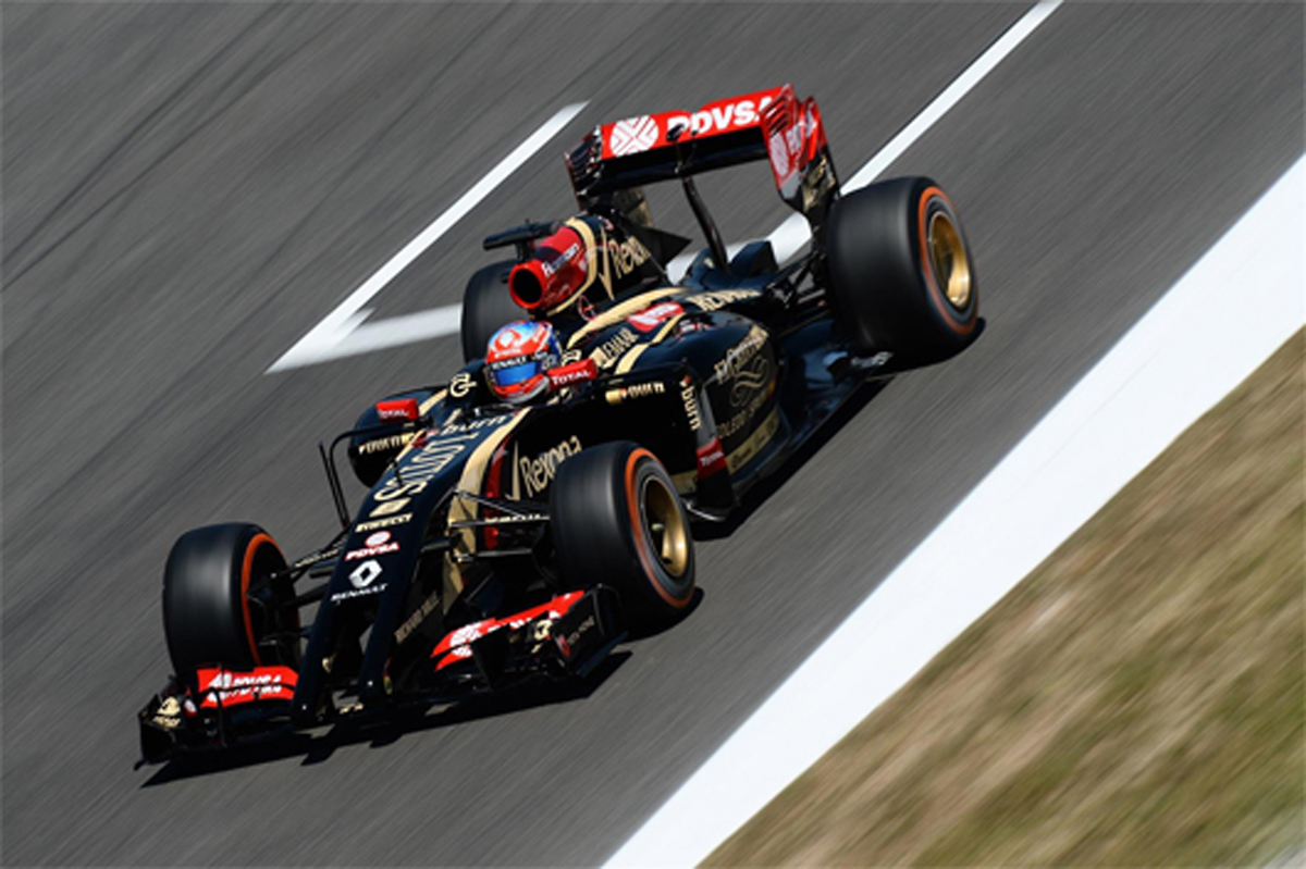 ロータス:ロマン・グロージャンが5番手 (F1スペインGP予選)