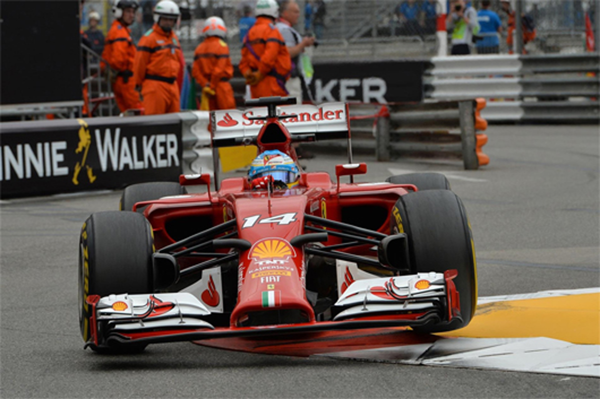 F1モナコGP フリー走行2回目：フェルナンド・アロンソがトップタイム