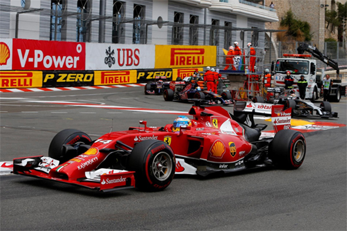フェラーリ:フェルナンド・アロンソが4位 (F1モナコGP)