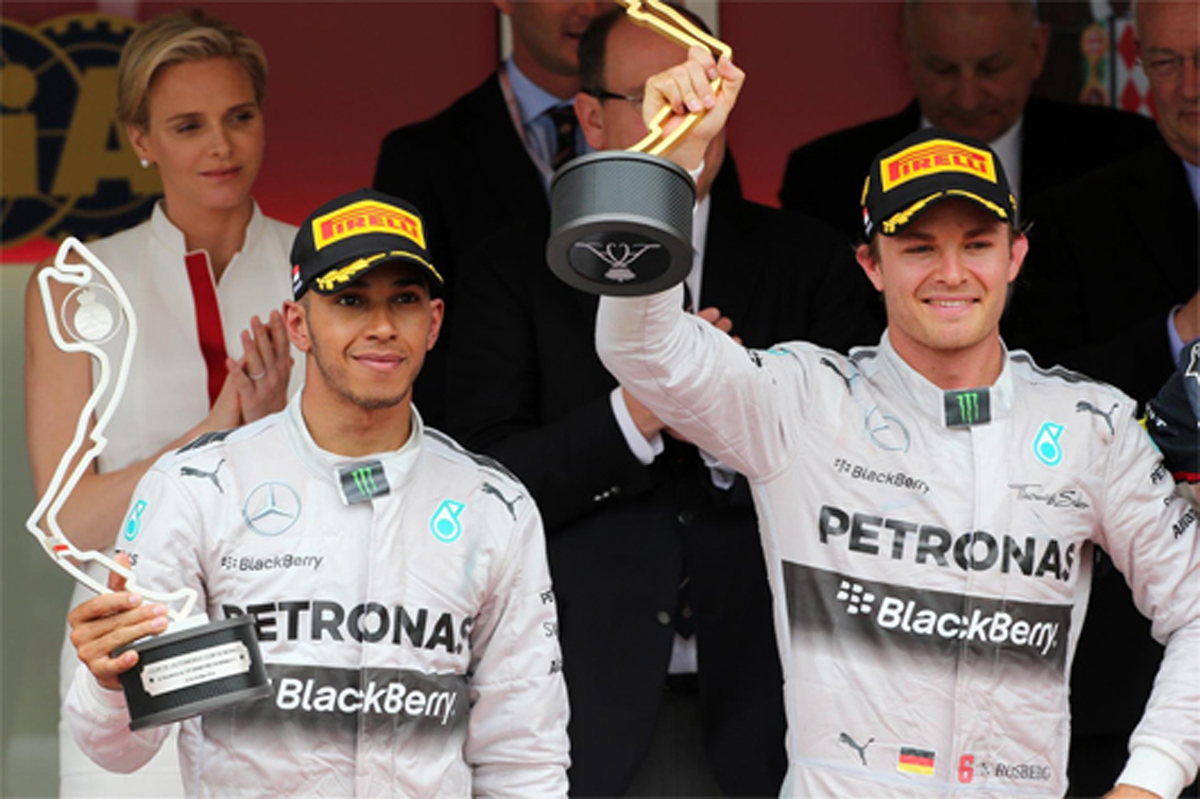 メルセデス：5戦連続1-2フィニッシュ （F1モナコGP）
