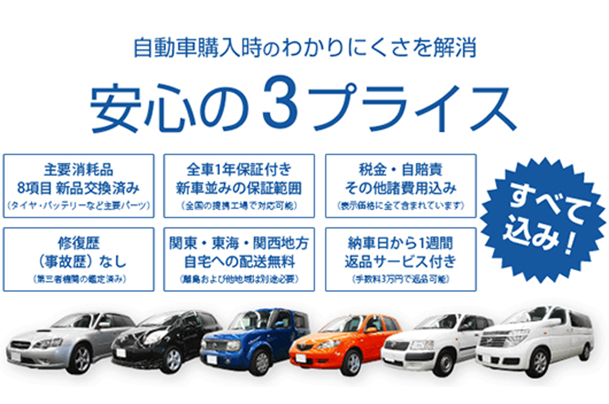 Amazon、ネットでの中古車販売を開始