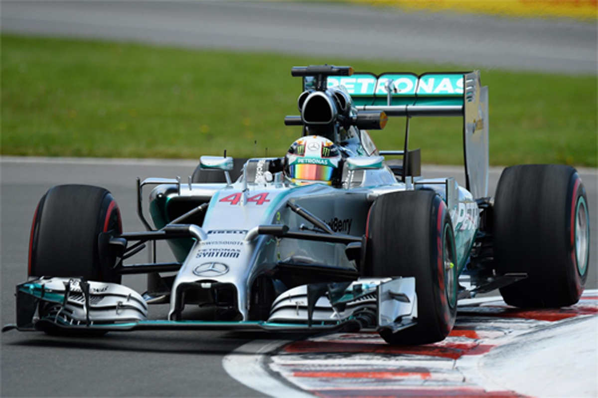 F1カナダGP フリー走行3回目:ルイス・ハミルトンがトップタイム