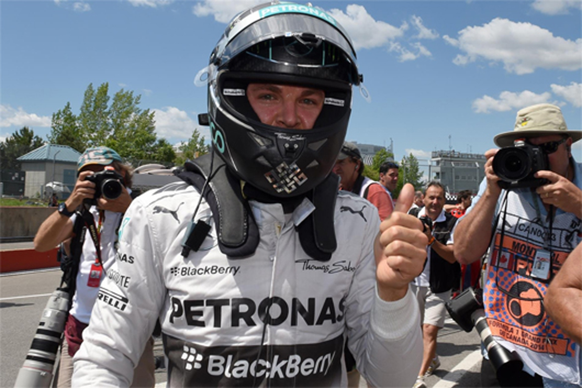 メルセデス:チームメイトバトルはロズベルグに軍配 (F1カナダGP予選)