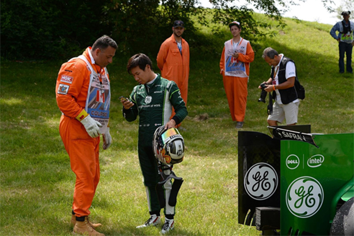ケータハム:小林可夢偉はリタイア (F1カナダGP)