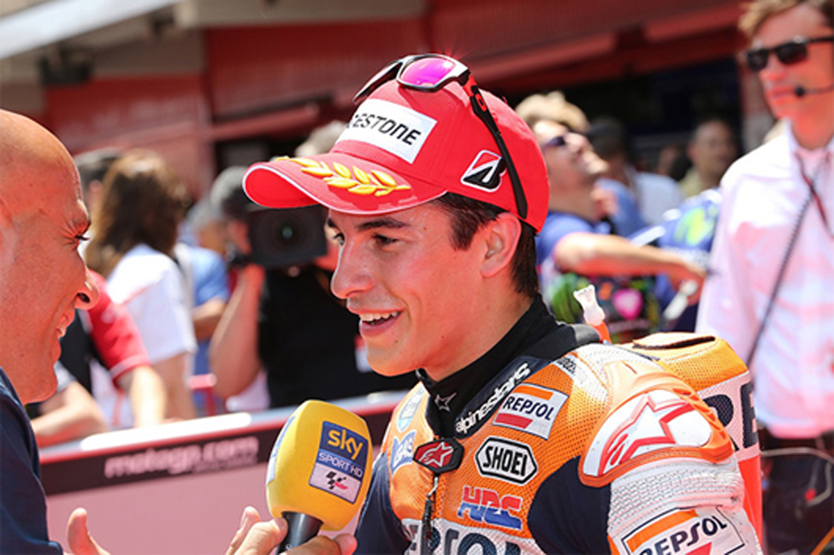 MotoGP 予選:マルク・マルケスは3番手、連続ポールがストップ