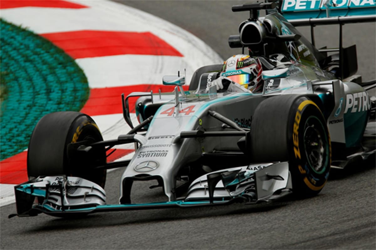 F1オーストリアGP フリー走行2回目：ルイス・ハミルトンがトップタイム