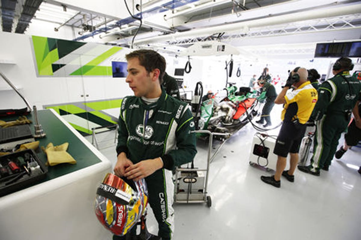 ロビン・フラインス、小林可夢偉に代わってF1イギリスGPのFP1に出走