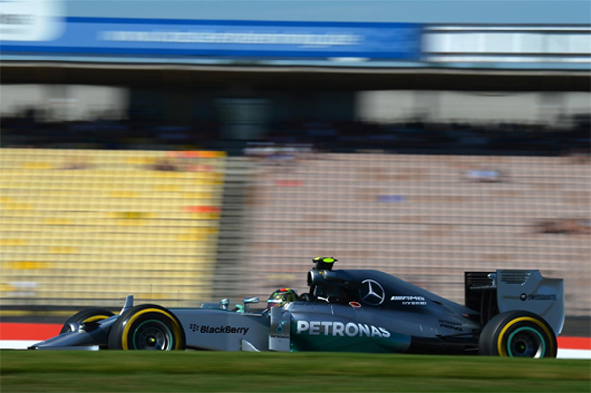 F1ドイツGP フリー走行1回目:ニコ・ロズベルグがトップタイム