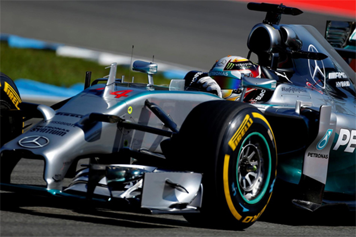 F1ドイツGP フリー走行2回目：ルイス・ハミルトンがトップタイム