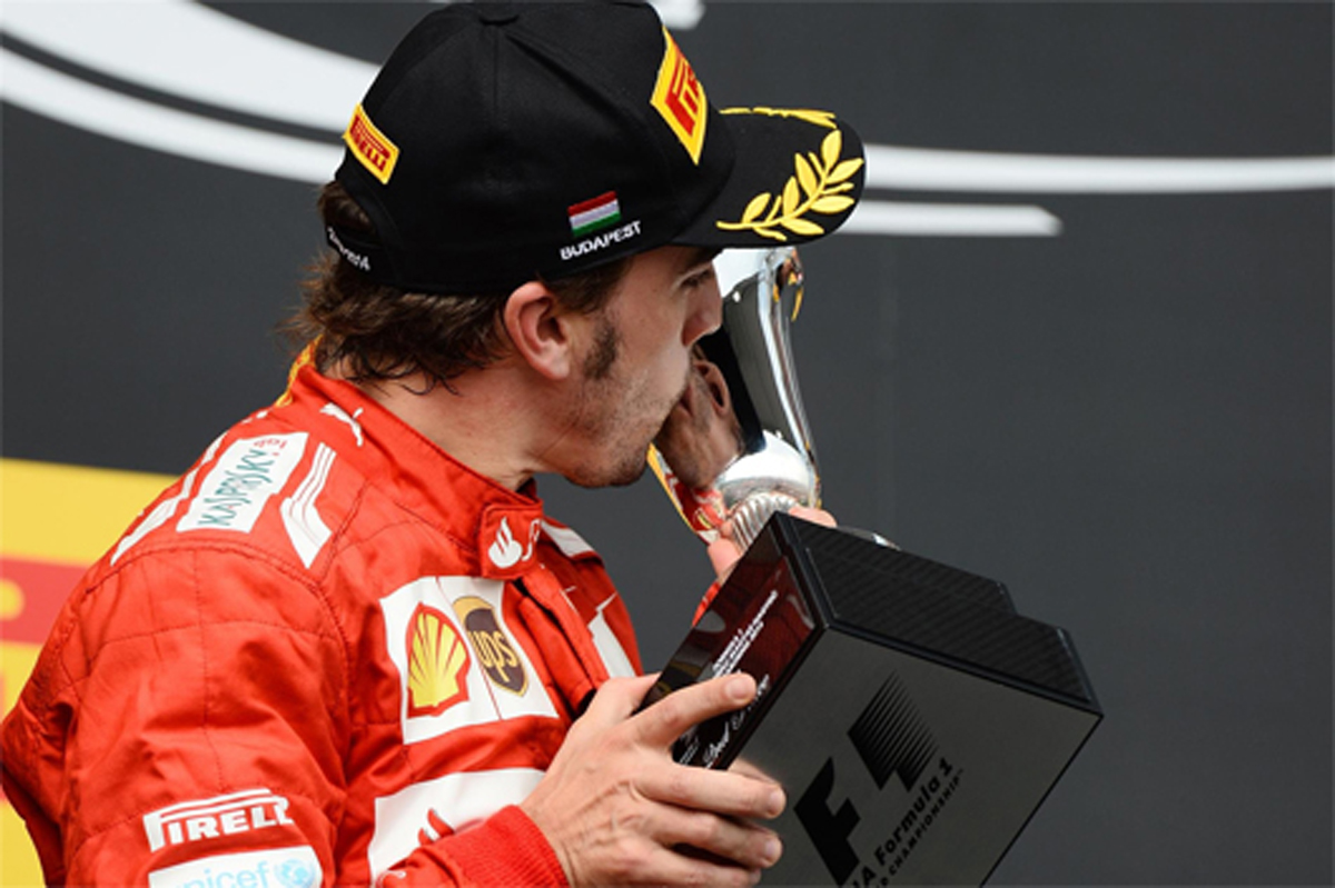 フェラーリ:攻めの戦略でアロンソが2位表彰台 (F1ハンガリーGP)