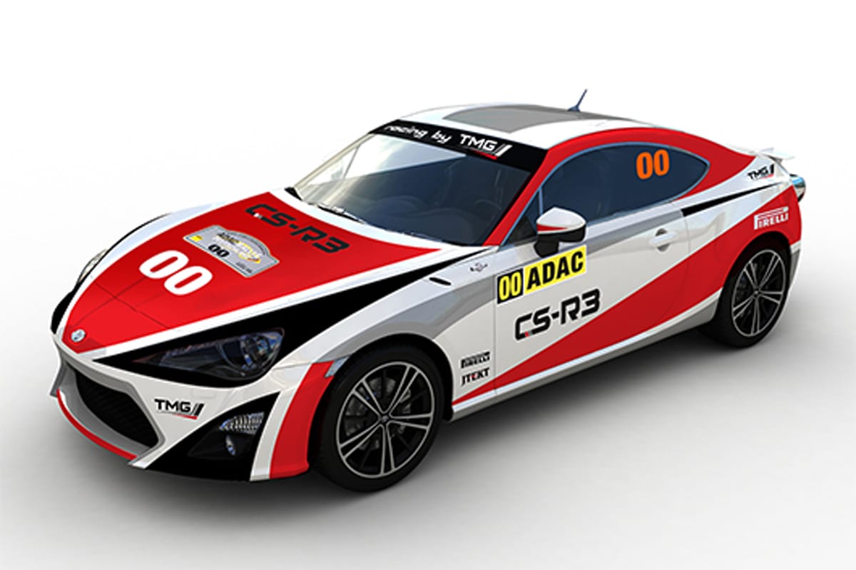 トヨタ86ラリーカー、WRC第9戦ドイツにてデモ走行