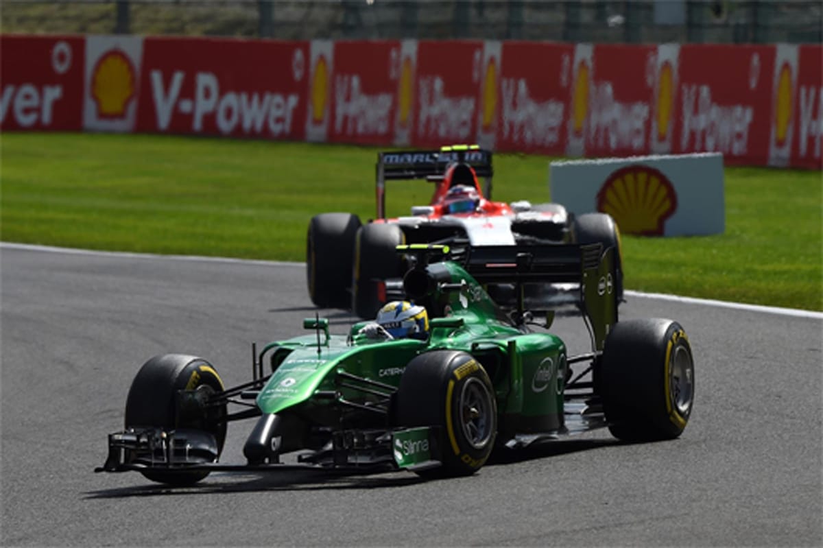 ケータハム:アンドレ・ロッテラーはリタイア (F1ベルギーGP)