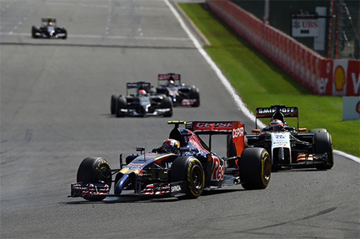 トロ・ロッソ:ダニール・クビアトがポイント獲得 (F1ベルギーGP)