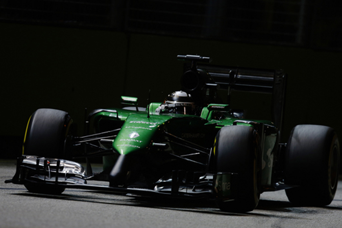 ケータハム:小林可夢偉は21番手 (F1シンガポールGP 初日)