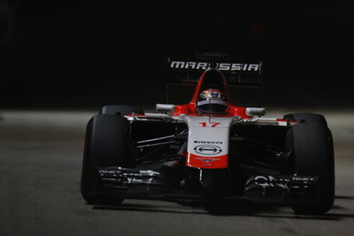 マルシャ:ビアンキがケータハム勢に先行 (F1シンガポールGP 予選)