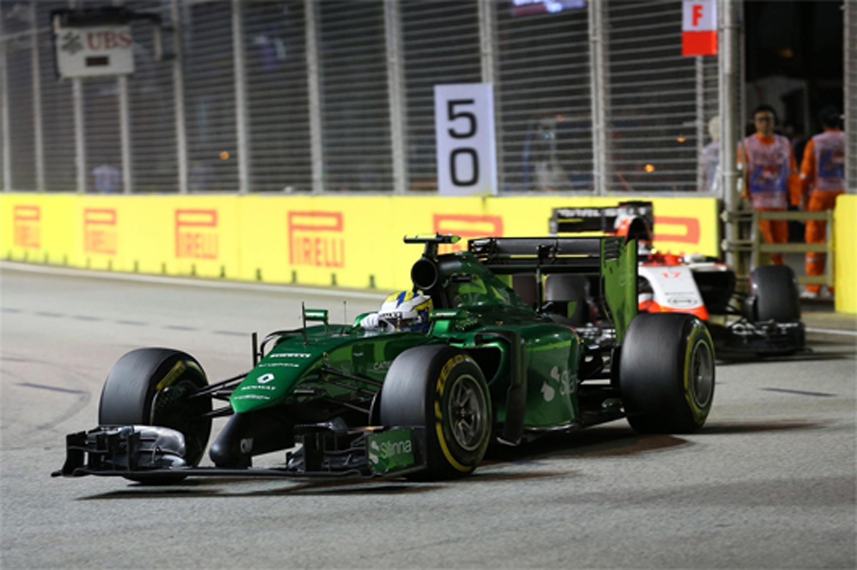 ケータハム:エリクソンがマルシャ勢に勝つ (F1シンガポールGP)