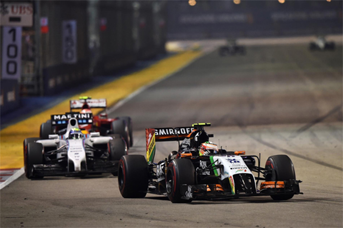 フォース・インディア:2台揃ってポイント獲得 (F1シンガポールGP)