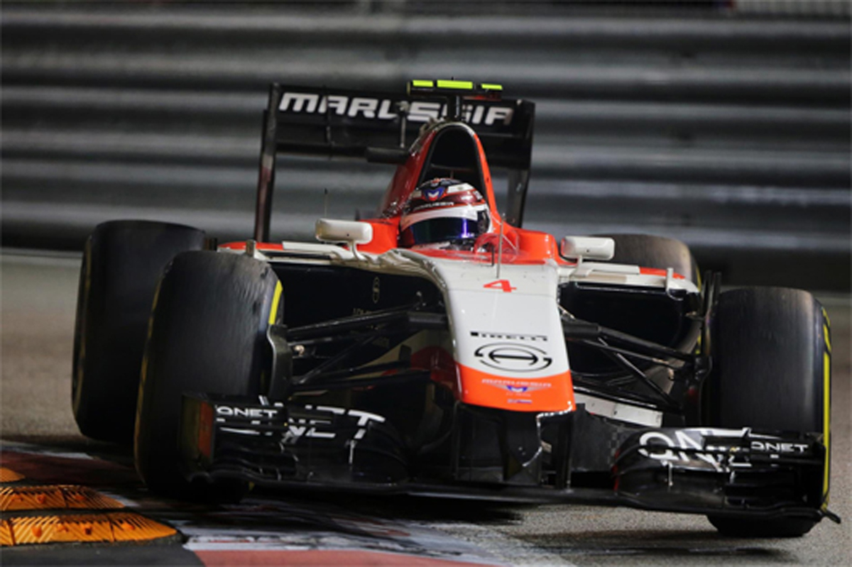 マルシャ:完走中で最下位フィニッシュ (F1シンガポールGP)