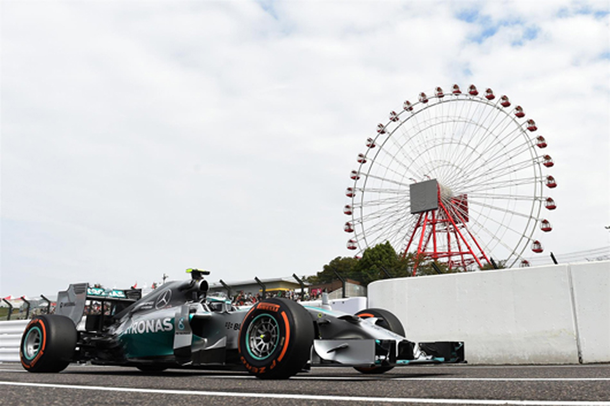F1日本GP フリー走行1回目:ニコ・ロズベルグがトップタイム