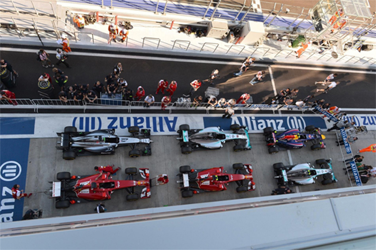 2014年 F1ロシアGP:スターティンググリッド