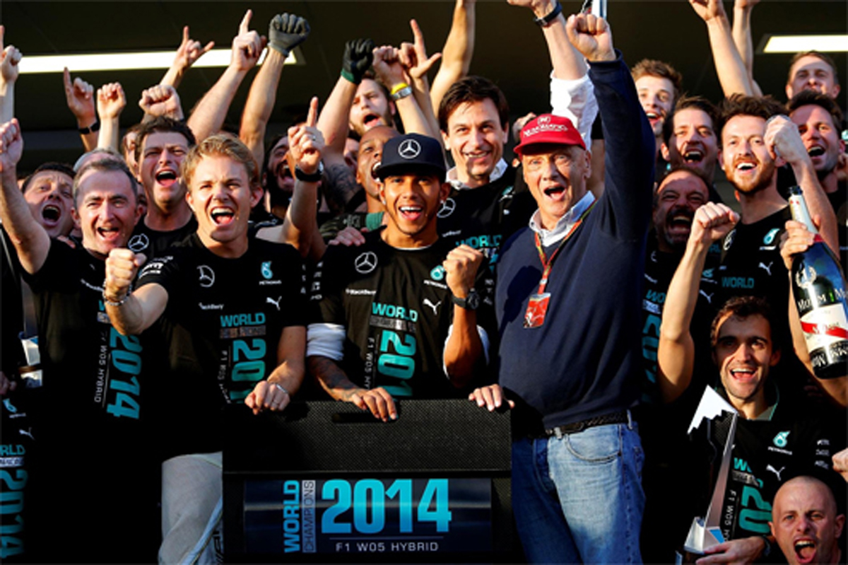 メルセデス：コンストラクターズ選手権タイトルを獲得 （F1ロシアGP）