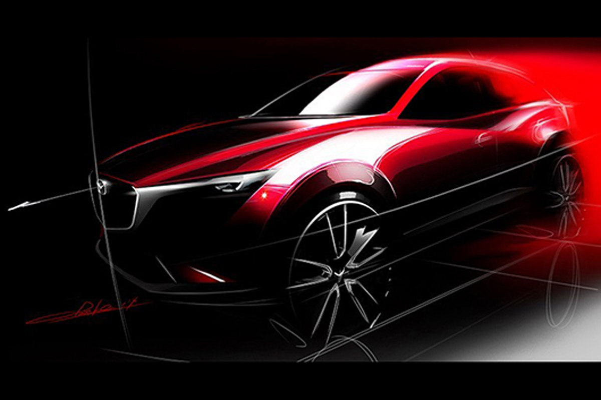 マツダ CX-3、ロサンゼルスオートショーで世界初公開