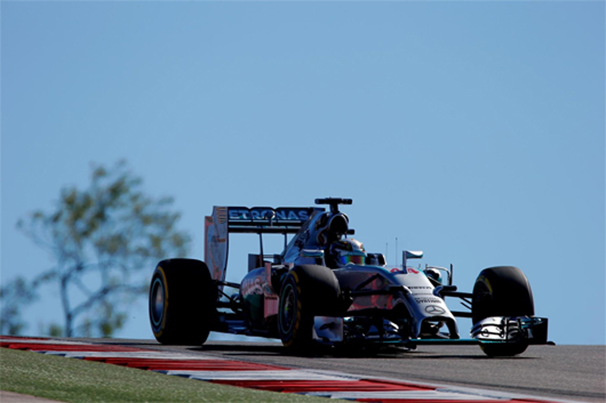 F1アメリカGP フリー走行2回目：ルイス・ハミルトンがトップタイム
