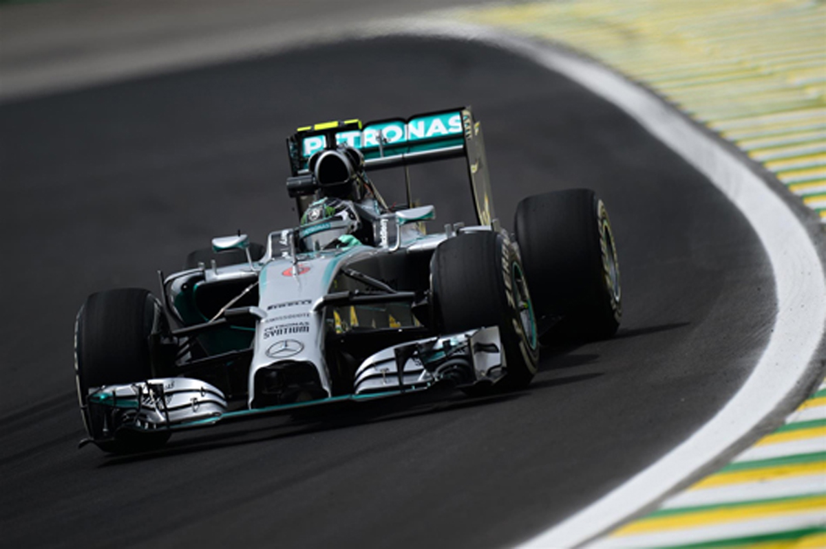 F1ブラジルGP フリー走行1回目:ニコ・ロズベルグがトップタイム