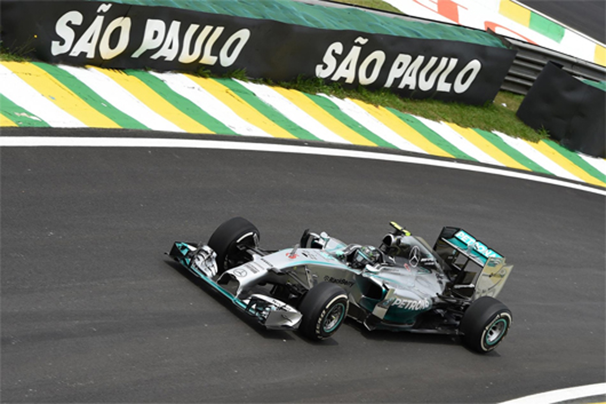 F1ブラジルGP フリー走行2回目：ニコ・ロズベルグがトップタイム