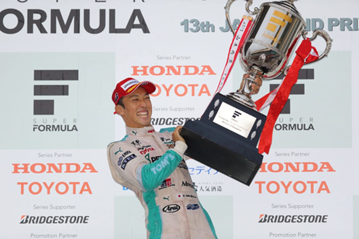 中嶋一貴、2014年のスーパーフォーミュラのチャンピオンを獲得