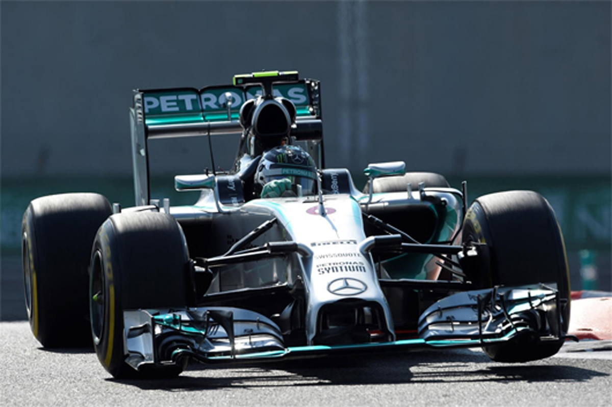 F1アブダビGP フリー走行3回目:ニコ・ロズベルグがトップタイム