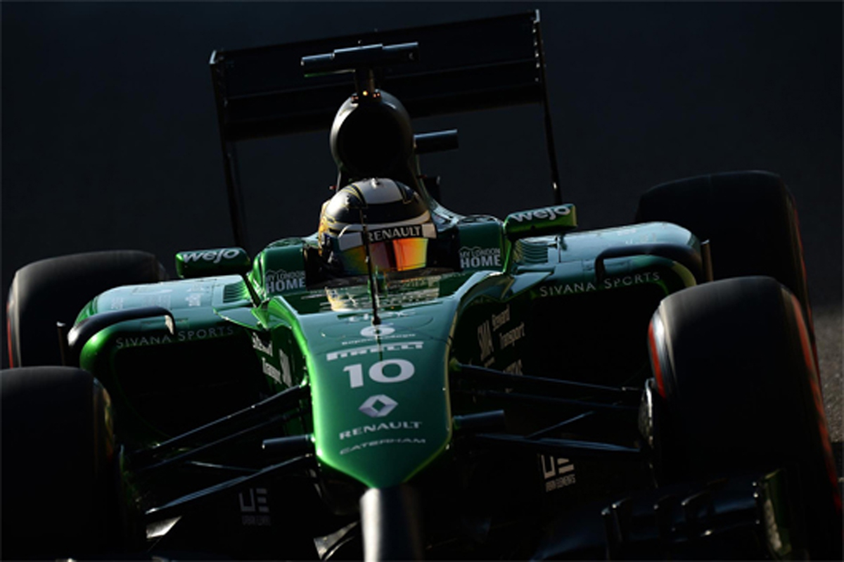 ケータハム:小林可夢偉は19番手 (F1アブダビGP予選)