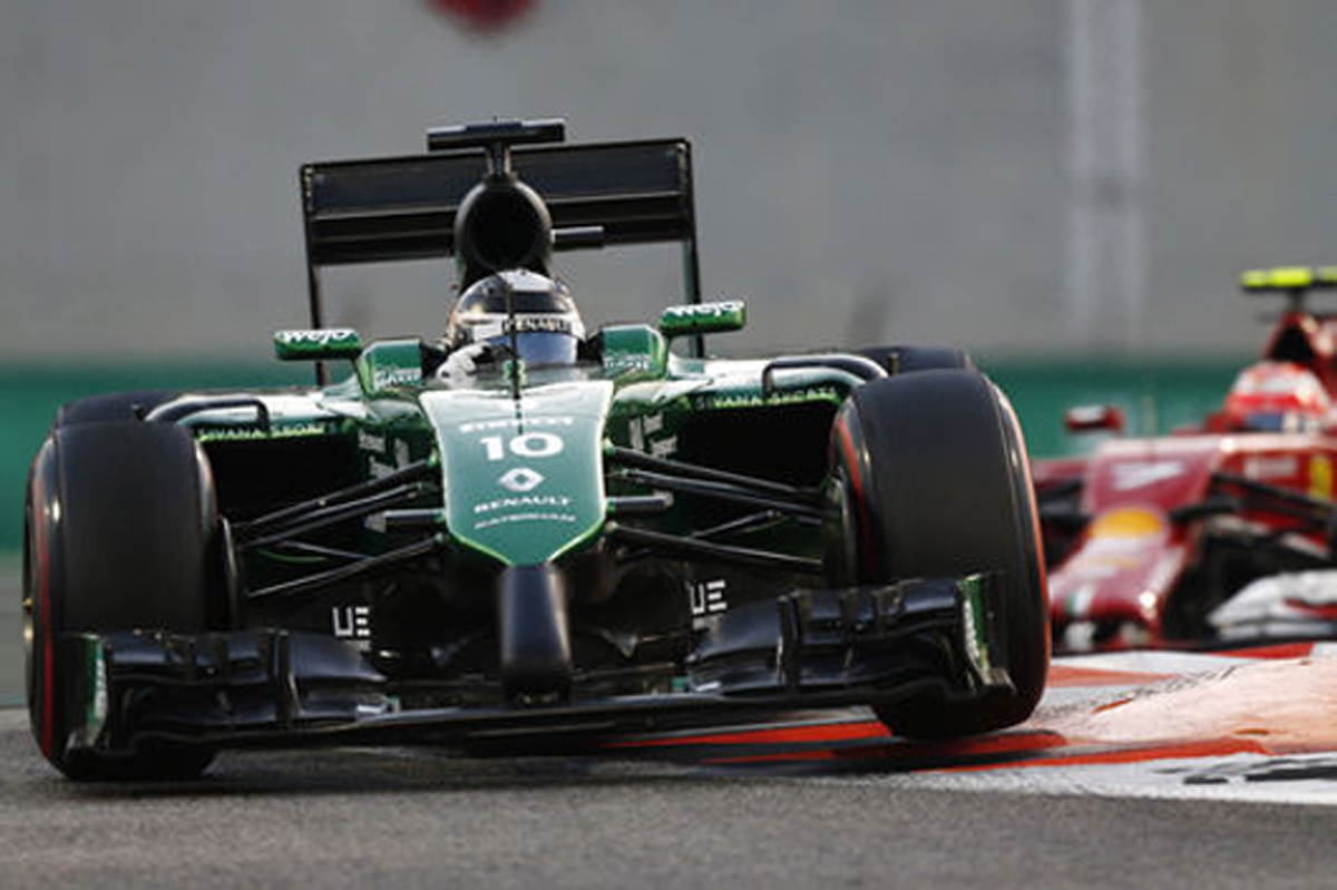 ケータハム:小林可夢偉はリタイア (F1アブダビGP)