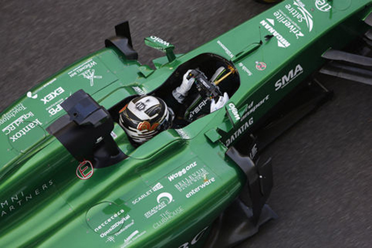 小林可夢偉 「最終戦をリタイアで終えるのは残念」 (F1アブダビGP)