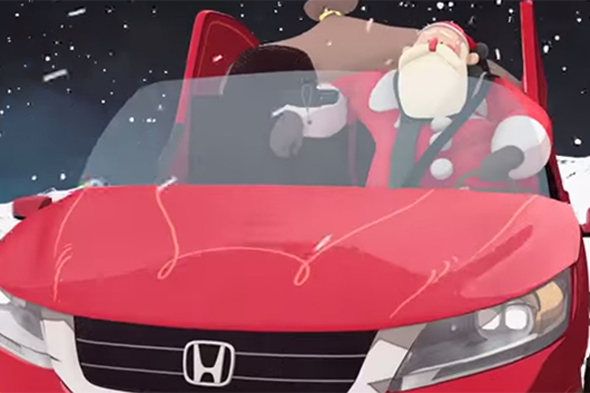 【クリスマス動画】 ホンダ、サンタのために新型ソリを開発