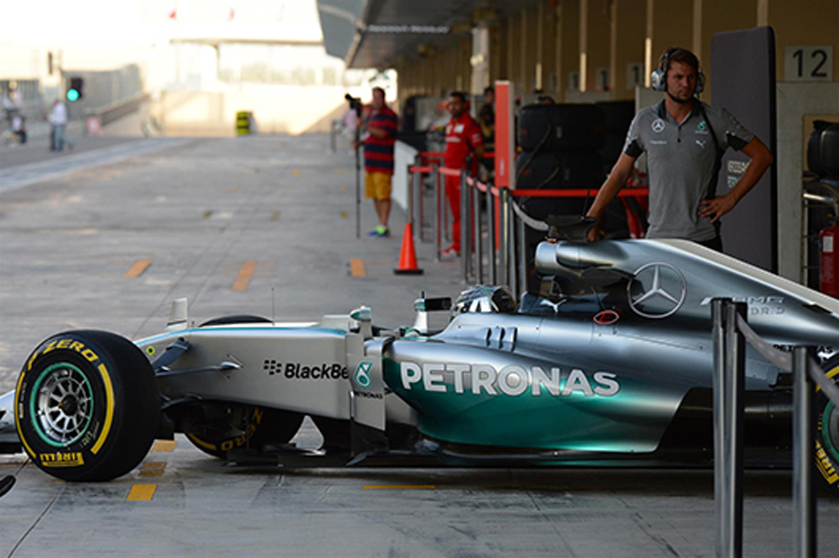 メルセデス、W06にクローム塗装を採用？