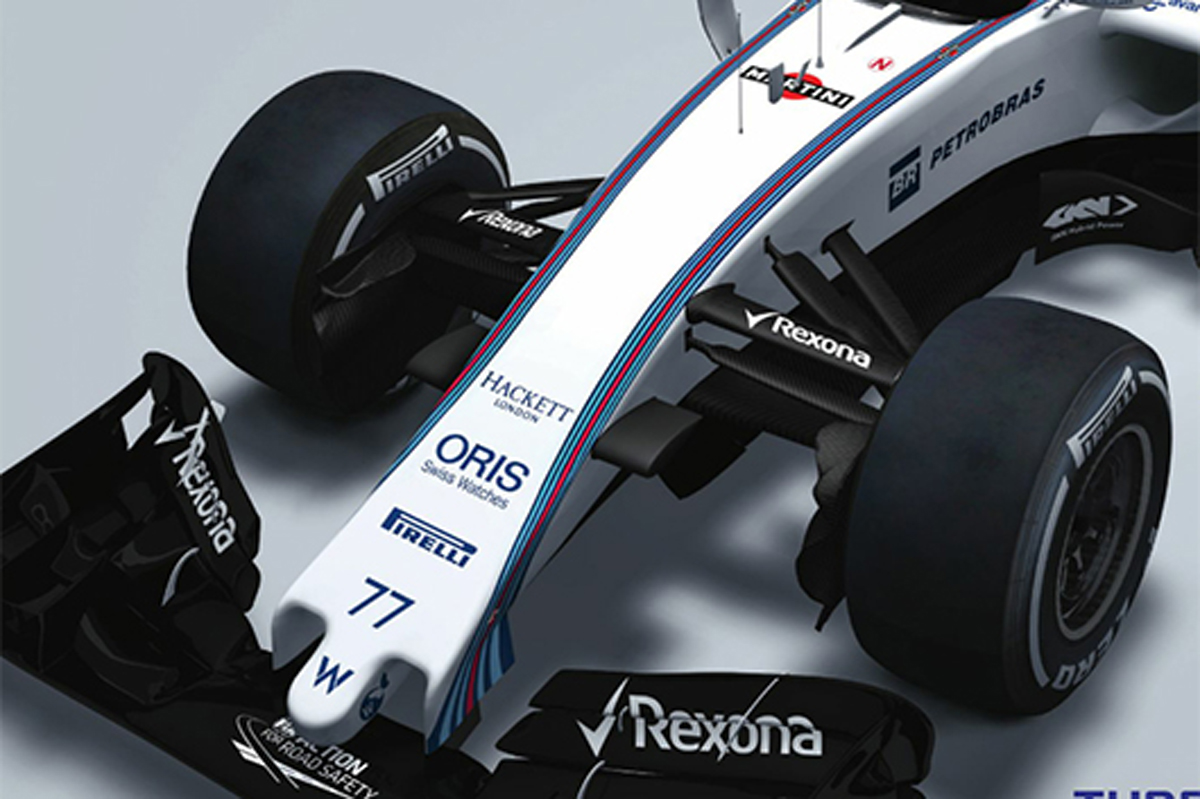 ウィリアムズ、FW37の画像を公開 / 2015年F1マシン