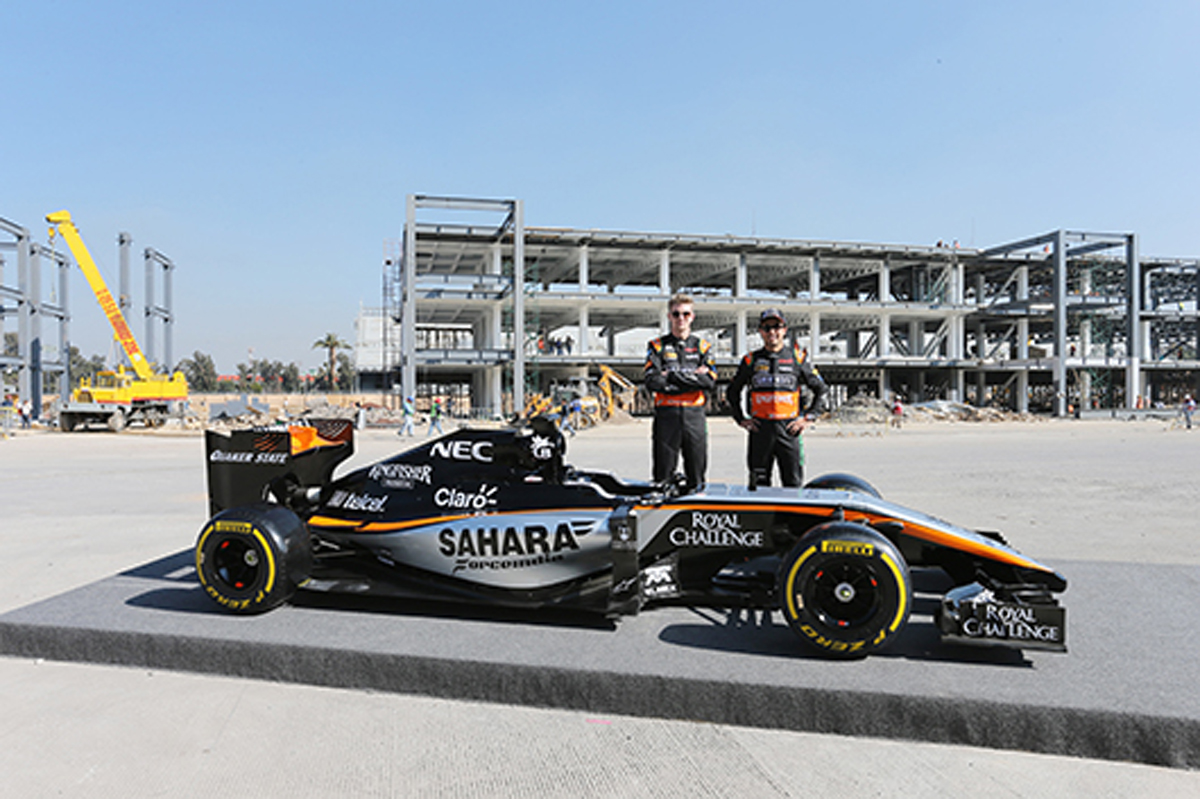 フォース・インディア、F1メキシコGPの開催サーキットを訪問