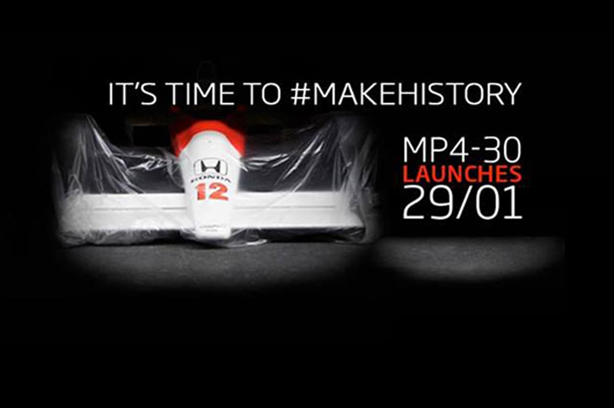 マクラーレン・ホンダ MP4-30、アロンソがシェイクダウンを担当