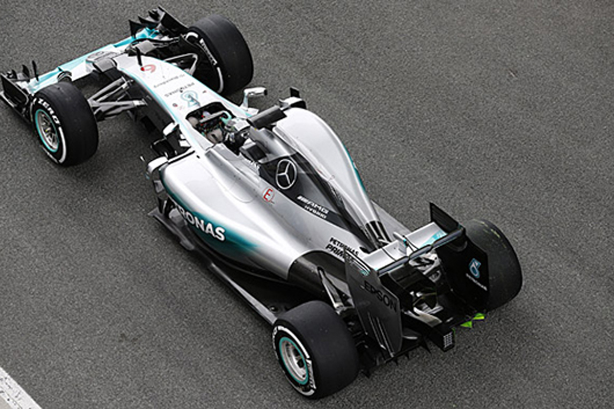 メルセデス 「W06は目に見えない部分で大きく進化」