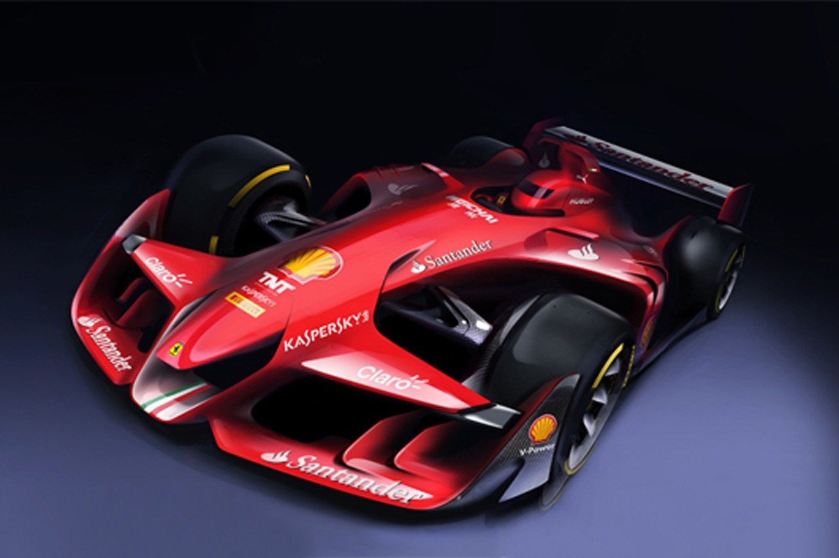 フェラーリ、未来に向けてF1コンセプトカーを発表