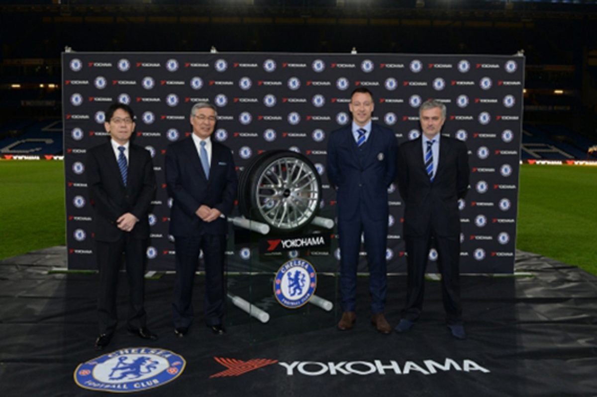 横浜ゴム、チェルシーとユニホームスポンサー契約
