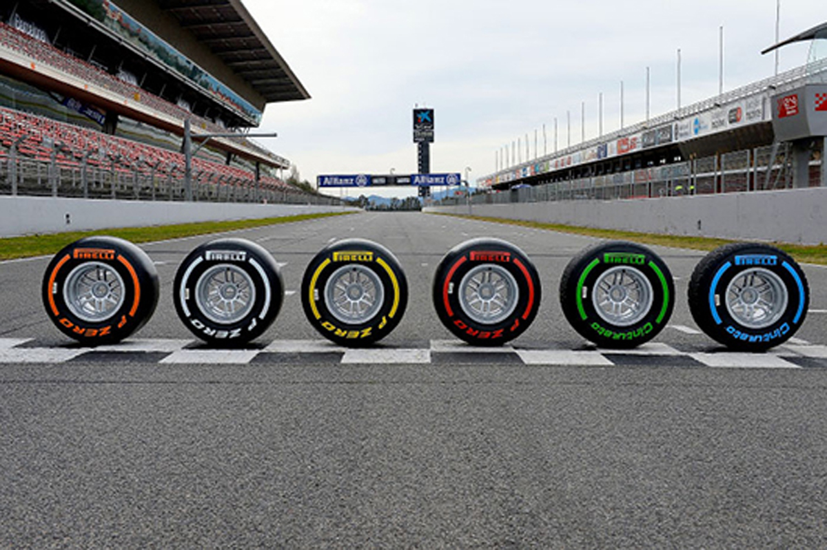 ピレリ、2015年の開幕4戦のF1タイヤコンパウンドを発表