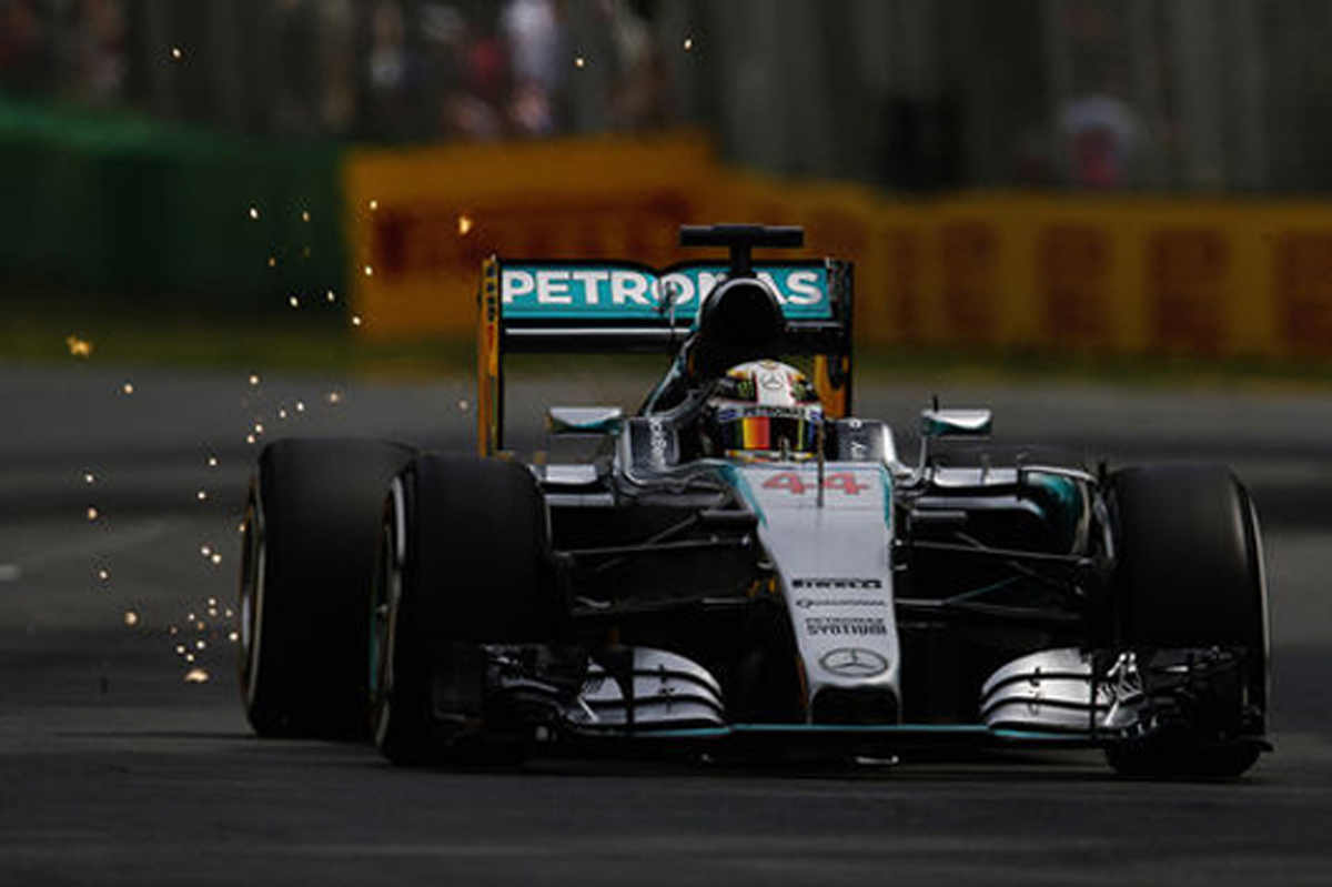 F1オーストラリアGP フリー走行3回目:ルイス・ハミルトンがトップタイム