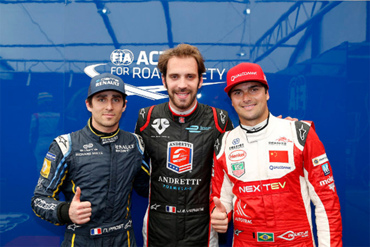 フォーミュラE 第5戦 予選:ジャン・エリック・ベルニュがポールポジション